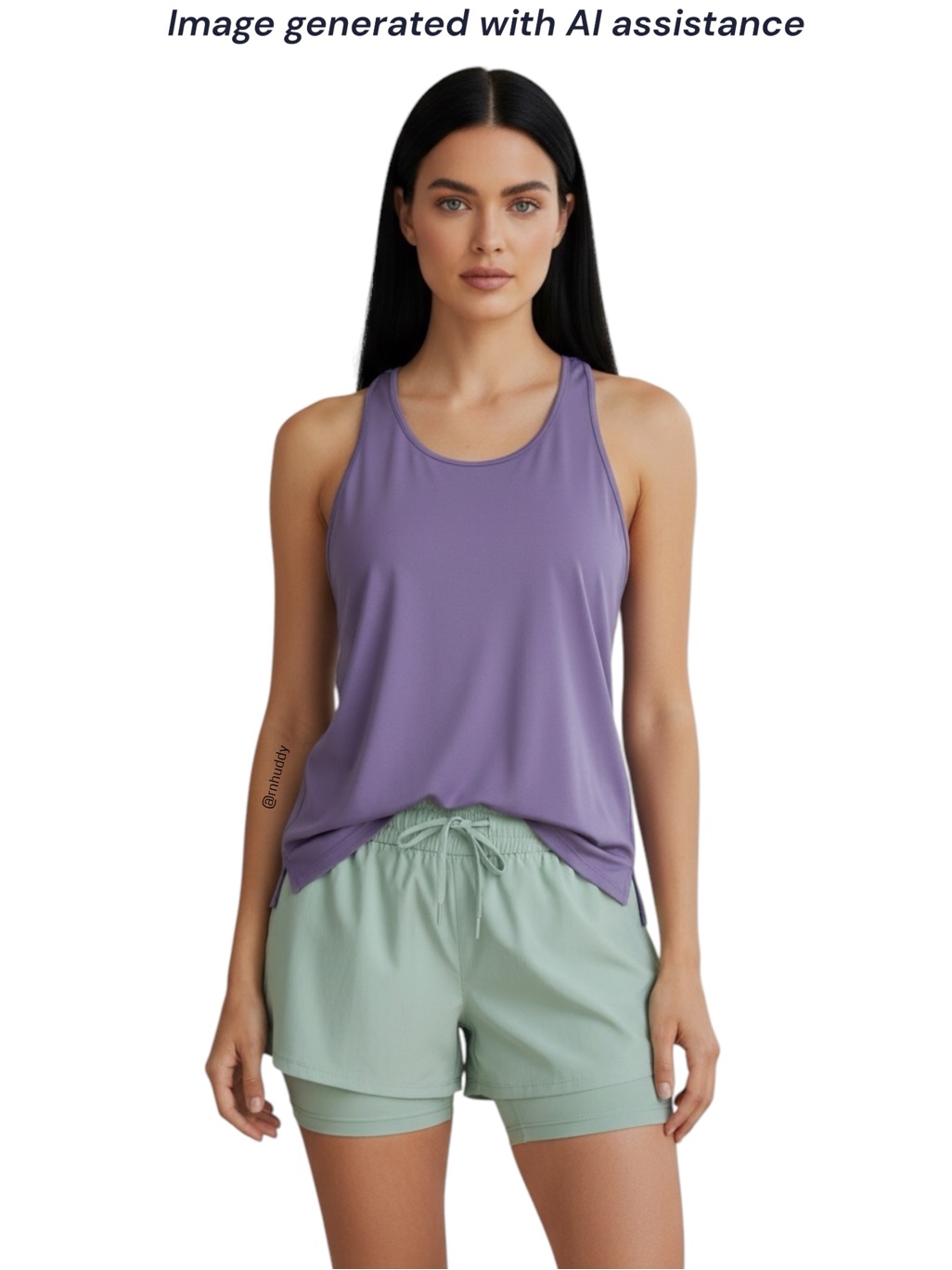 Spyder L Blueish Mint Shade Running Shorts